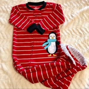 Carter’s Fleece Footie Pajamas - Size 24 Months